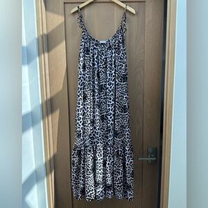 MIKOH Savusavu Leopard Print Maxi Dress Size 1